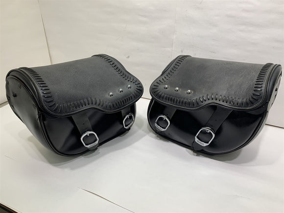 Harley-Davidson 2007- 17 Fatboy/De luxe Leather Saddlebags 88306-07
